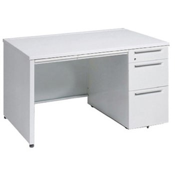 アドバンス 右片袖3段B5 中央引出し付(A3対応) 標準タイプ パネル脚 オカムラ(岡村製作所)