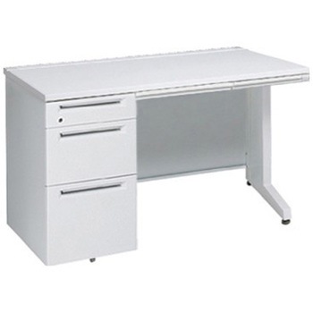 アドバンス 左片袖3段B5 中央引出し付(A3対応) コンセント対応タイプ L脚 オカムラ(岡村製作所)