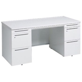 アドバンス 両袖机 中央引出し付(A3対応) コンセント対応タイプ オカムラ(岡村製作所)