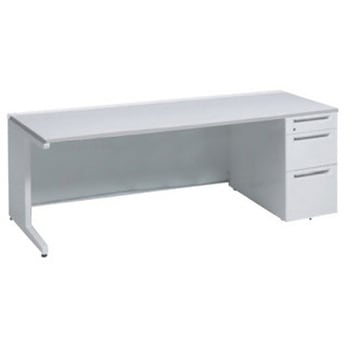 アドバンス 右片袖3段B5 中央引出し無 標準タイプ L脚 オカムラ(岡村製作所)