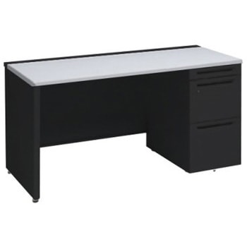 アドバンス 右片袖 中央引出し無 標準タイプ パネル脚 オカムラ(岡村製作所)