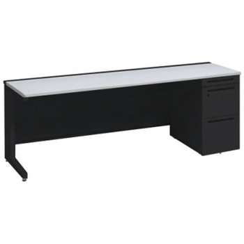 アドバンス 右片袖 中央引出し無 標準タイプ L脚 オカムラ(岡村製作所)