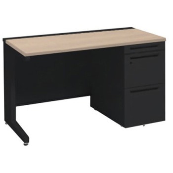 アドバンス 右片袖 中央引出し無 標準タイプ L脚 オカムラ(岡村製作所)