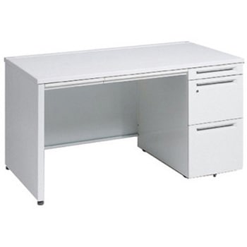 アドバンス 右片袖 中央引出し付(A3対応) 標準タイプ パネル脚 オカムラ(岡村製作所)