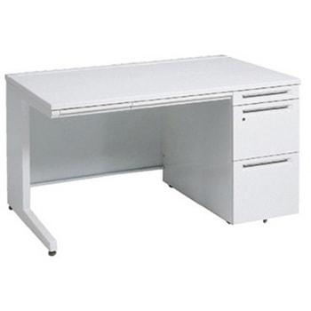 アドバンス 右片袖 中央引出し付(A3対応) 標準タイプ L脚 オカムラ(岡村製作所)