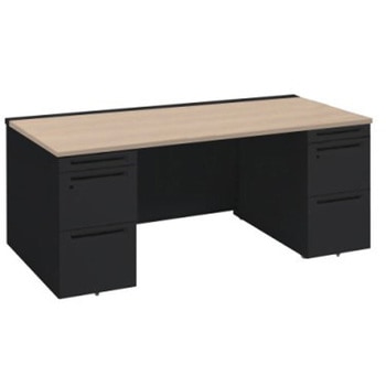 アドバンス 両袖机 中央引出し無 スタンダードタイプ オカムラ(岡村製作所)