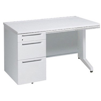 アドバンス 左片袖3段B5 中央引出し付(A3対応) コンセント対応タイプ L脚 オカムラ(岡村製作所)