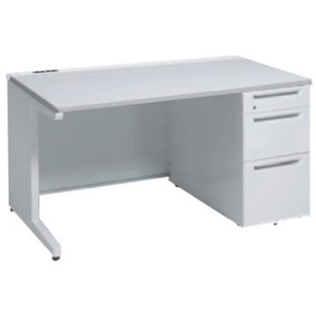 アドバンス 右片袖3段B5 中央引出し無 コンセント対応タイプ L脚 オカムラ(岡村製作所)