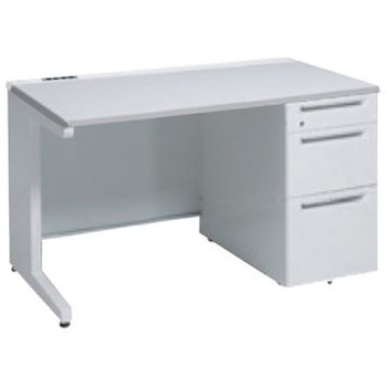 アドバンス 右片袖3段B5 中央引出し無 コンセント対応タイプ L脚 オカムラ(岡村製作所)