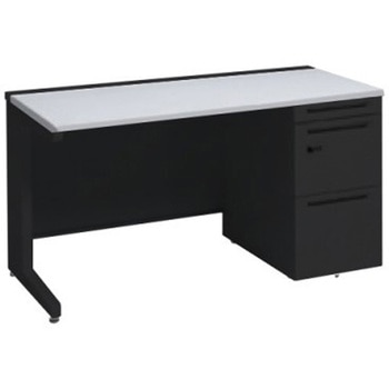 アドバンス 右片袖 中央引出し無 標準タイプ ダイヤル錠タイプ L脚 オカムラ(岡村製作所)