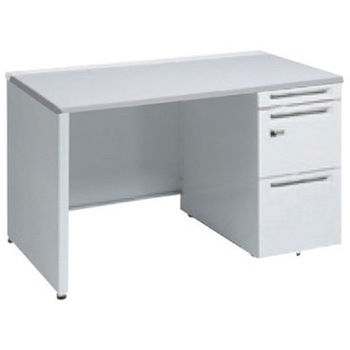 アドバンス 右片袖 中央引出し無 スタンダード ダイヤル錠タイプ パネル脚 オカムラ(岡村製作所)