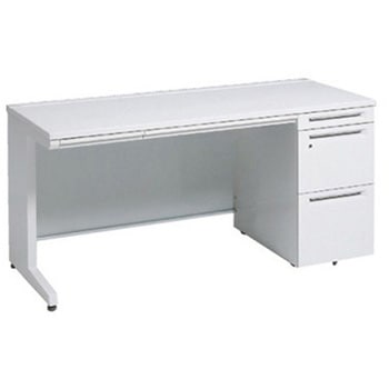 アドバンス 右片袖 中央引出し付(A3対応) コンセント対応タイプ L脚 オカムラ(岡村製作所)