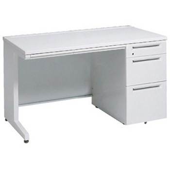 アドバンス 右片袖3段B5 中央引出し付(A3対応) コンセント対応タイプ L脚 オカムラ(岡村製作所)