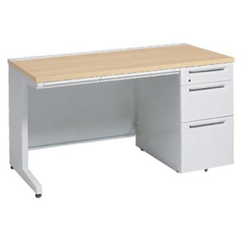 アドバンス 右片袖3段B5 中央引出し付(A3対応) 標準タイプ L脚 オカムラ(岡村製作所)