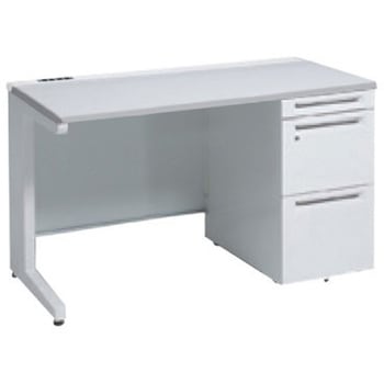 アドバンス 右片袖 中央引出し無 コンセント対応タイプ L脚 オカムラ(岡村製作所)