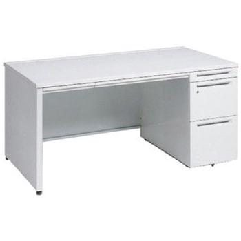 アドバンス 右片袖 中央引出し付(A3対応) 標準タイプ パネル脚 オカムラ(岡村製作所)