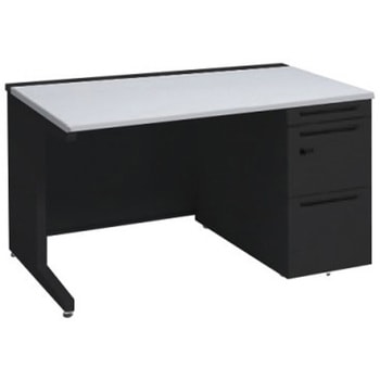 アドバンス 右片袖 中央引出し無 標準タイプ ダイヤル錠タイプ L脚 オカムラ(岡村製作所)