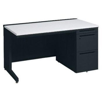 アドバンス 右片袖 中央引出し付(A3対応) 標準タイプ L脚 オカムラ(岡村製作所)