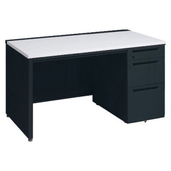 アドバンス 右片袖3段B5 中央引出し付(A3対応) 標準タイプ パネル脚 オカムラ(岡村製作所)