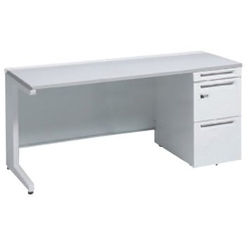 アドバンス 右片袖 中央引出し無 標準タイプ ダイヤル錠タイプ L脚 オカムラ(岡村製作所)