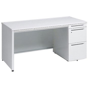 アドバンス 右片袖 中央引出し付(A3対応) 標準タイプ パネル脚 オカムラ(岡村製作所)