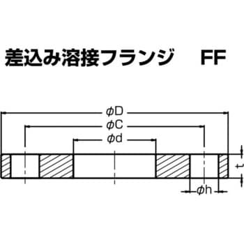 日本お買い得 イノック 面座付さし込み溶接フランジ ２０Ｋ１５０Ａ