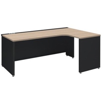 アドバンス L型右用引出無 配線カバーコンセント対応タイプ パネル脚 オカムラ(岡村製作所)