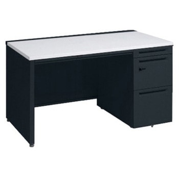 アドバンス 右片袖 中央引出し付(A3対応) 標準タイプ ダイヤル錠タイプ パネル脚 オカムラ(岡村製作所)