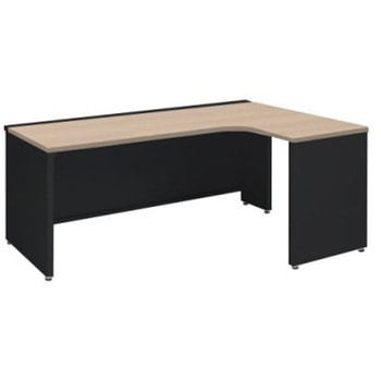 アドバンス L型右用引出無 配線カバー標準タイプ パネル脚 オカムラ(岡村製作所)