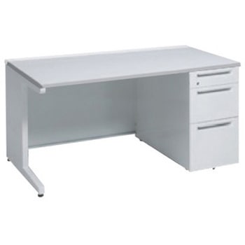 アドバンス 右片袖3段B5 中央引出し無 標準タイプ L脚 オカムラ(岡村製作所)