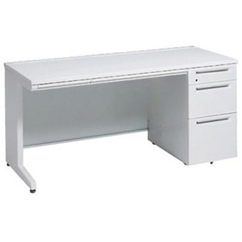 アドバンス 右片袖3段B5 中央引出し付(A3対応) 標準タイプ L脚 オカムラ(岡村製作所)