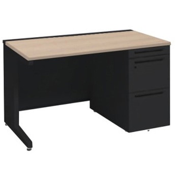 アドバンス 右片袖 中央引出し無 標準タイプ L脚 オカムラ(岡村製作所)