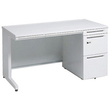 アドバンス 右片袖 中央引出し付(A3対応) コンセント対応タイプ ダイヤル錠タイプ L脚 オカムラ(岡村製作所)