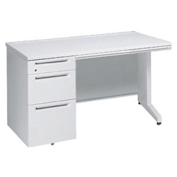 アドバンス 左片袖3段B5 中央引出し付(A3対応) コンセント対応タイプ L脚 オカムラ(岡村製作所)