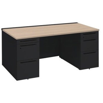 アドバンス 両袖机 3段B5 中央引出し無 スタンダードタイプ オカムラ(岡村製作所)