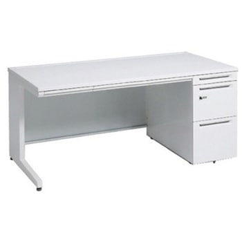 アドバンス 右片袖 中央引出し付(A3対応) 標準タイプ ダイヤル錠タイプ L脚 オカムラ(岡村製作所)