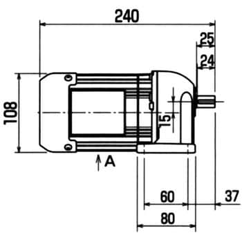 ギヤードモータ(GM-Sシリーズ) 0.2KW 三菱電機 ギヤードモーター