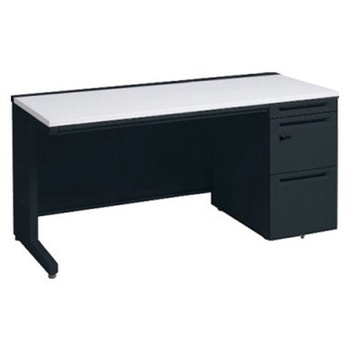 アドバンス 右片袖 中央引出し付(A3対応) 標準タイプ ダイヤル錠タイプ L脚 オカムラ(岡村製作所)