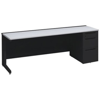 アドバンス 右片袖3段B5 中央引出し無 標準タイプ L脚 オカムラ(岡村製作所)