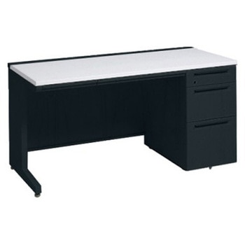 アドバンス 右片袖3段B5 中央引出し付(A3対応) 標準タイプ L脚 オカムラ(岡村製作所)