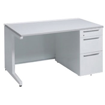 アドバンス 右片袖3段B5 中央引出し無 標準タイプ L脚 オカムラ(岡村製作所)