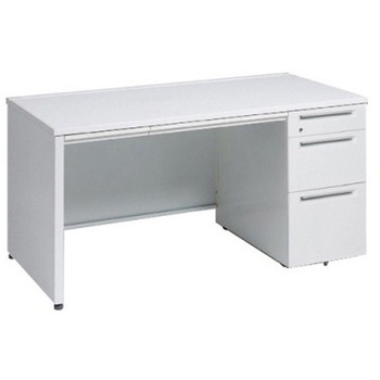 アドバンス 右片袖3段B5 中央引出し付(A3対応) 標準タイプ パネル脚 オカムラ(岡村製作所)