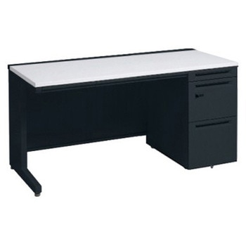 アドバンス 右片袖 中央引出し付(A3対応) 標準タイプ ダイヤル錠タイプ L脚 オカムラ(岡村製作所)