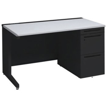 アドバンス 右片袖 中央引出し無 コンセント対応タイプ L脚 オカムラ(岡村製作所)