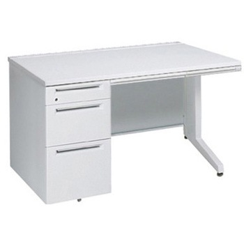 アドバンス 左片袖3段B5 中央引出し付(A3対応) コンセント対応タイプ L脚 オカムラ(岡村製作所)