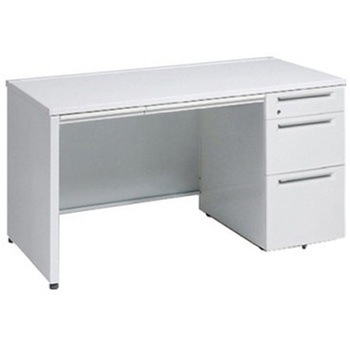 アドバンス 右片袖3段B5 中央引出し付(A3対応) コンセント対応タイプ パネル脚 オカムラ(岡村製作所)