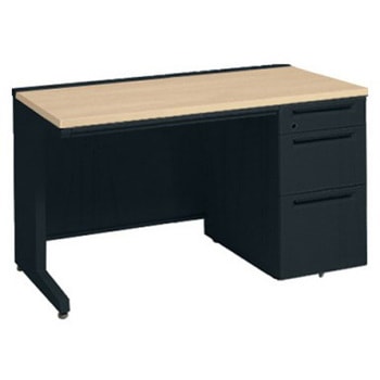 アドバンス 右片袖3段B5 中央引出し付(A3対応) 標準タイプ L脚 オカムラ(岡村製作所)