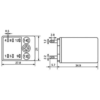 MK4912 富士電機 ミニコントロールリレー HH52P-CRL AC100V (X24