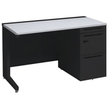 アドバンス 右片袖 中央引出し無 標準タイプ ダイヤル錠タイプ L脚 オカムラ(岡村製作所)