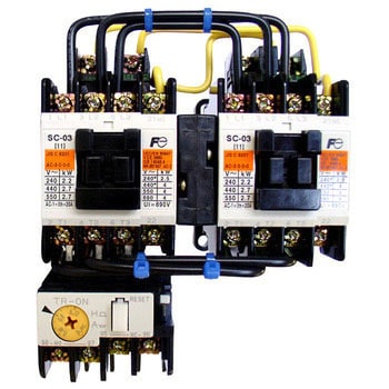可逆形電磁開閉器(ケースカバーなし) 富士電機 電磁開閉器本体 【通販